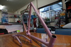 Bicycle frame  Powder coat Light Purple