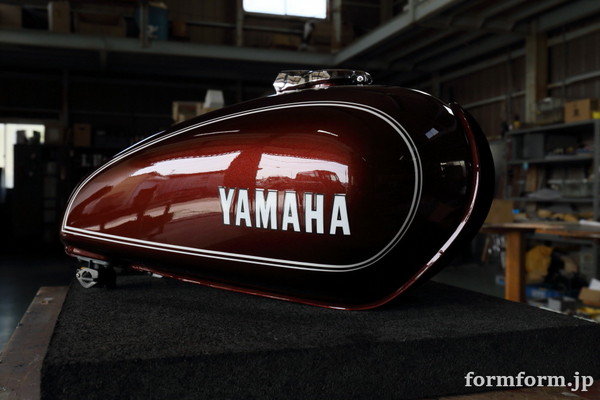 YAMAHA TX650 Tank //施工例 //オンライン塗装のフォルム